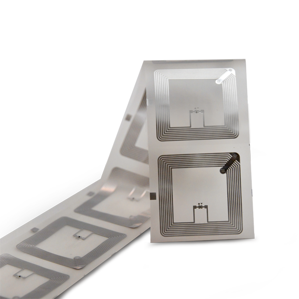 INT5001 - NXP/I-Code SLI X 45mm Square Dry Inlay Clear PET