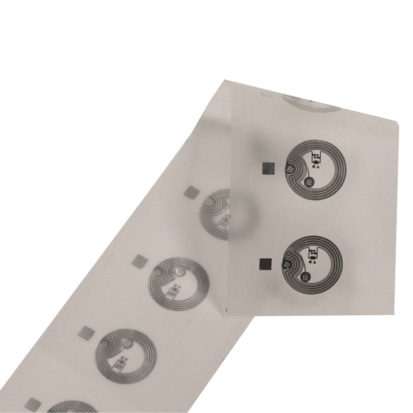 INT5006 - NXP/NTAG210 20mm Round Dry Inlay Clear PET
